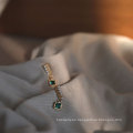 Shangjie OEM Joyas Fashion 925 Pendientes de plata esterlina Pendientes vintage delicados para mujeres 2021 Pendientes de perlas de circón esmeralda